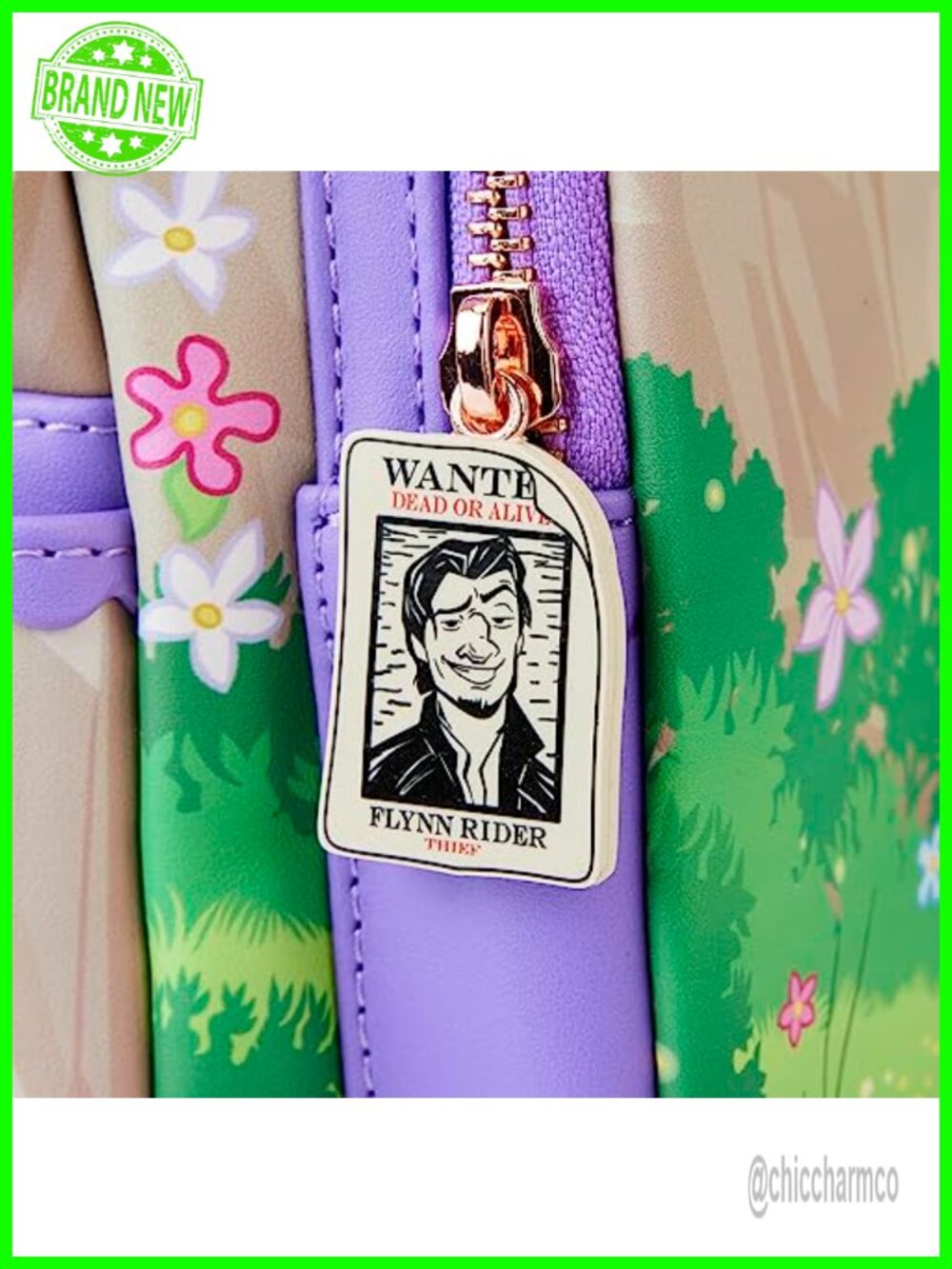 Loungefly Disney Tangled Rapunzel Mini Backpack Vegan Leather - Picture 6 of 6